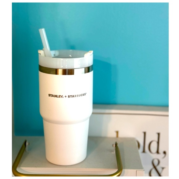 NEW Stanley + Starbucks Taiwan White Stainless Tumbler - Picture 2 of 10